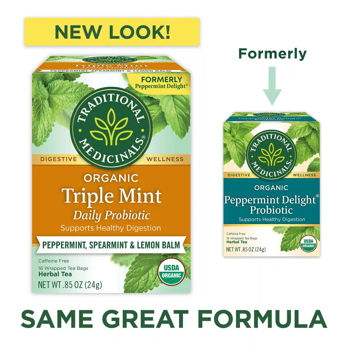 Triple Mint Daily Probiotic Tea