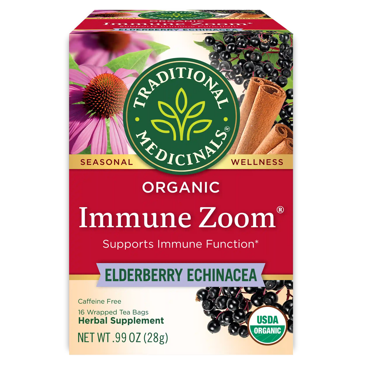 Immune Zoom® Elderberry Echinacea Tea (Wholesale)